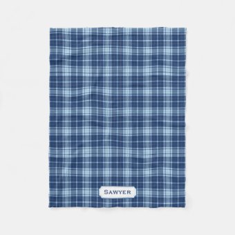 Monogrammed Blue Plaid Rustic Preppy Pattern Cozy Fleece Blanket Zazzle monogrammed-blue-plaid-rustic-preppy-pattern-cozy-fleece-blanket-zazzle