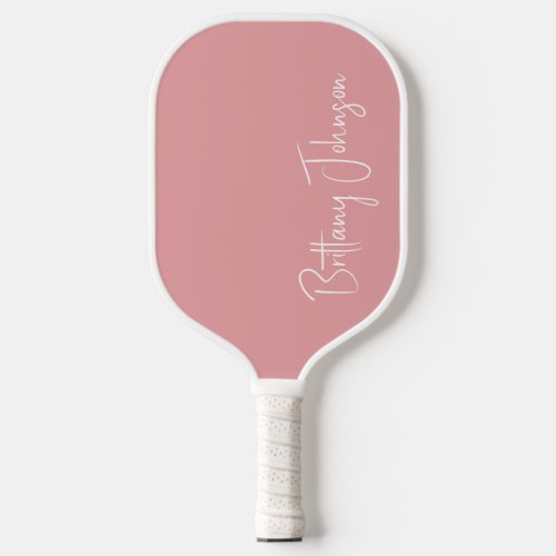 Monogrammed Blush Pink Pickleball Paddle