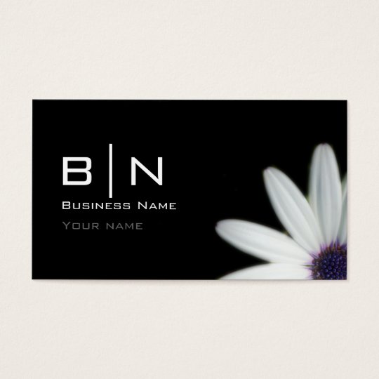 Monogrammed Business Card