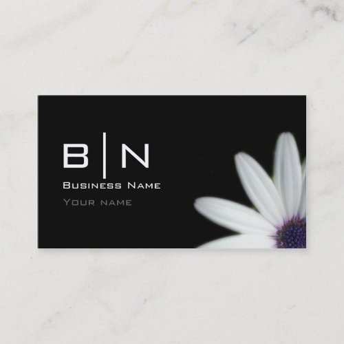 Monogrammed Business Card