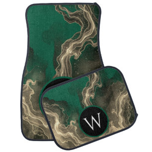Monogrammed car mats car floor mat