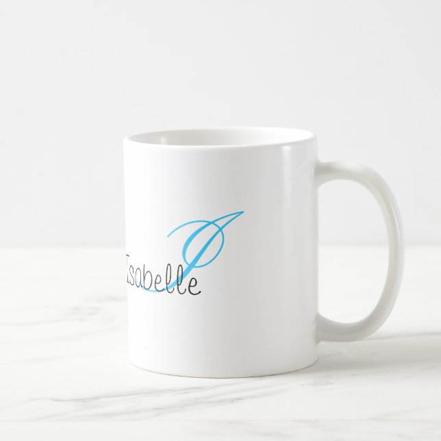 Monogrammed Coffee Mug (Right)