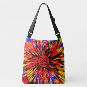 Monogrammed Color Burst Crossbody Bag