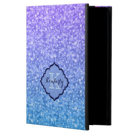 Monogrammed Colorful Glitter And Sparkles Pattern Powis Ipad Air 2 Cas