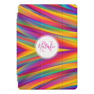 Monogrammed Colorful Gradients Abstract Art iPad Pro Cover