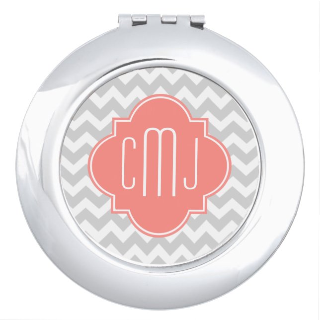 Monogrammed Compact Mirror (Front)
