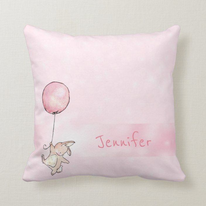 cute pink throw pillows