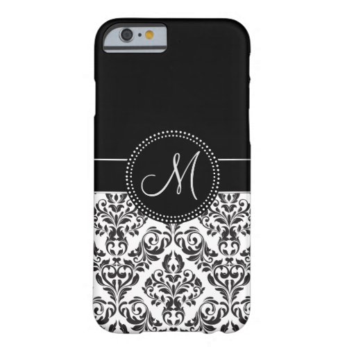 Monogrammed Damask iPhone 66s case