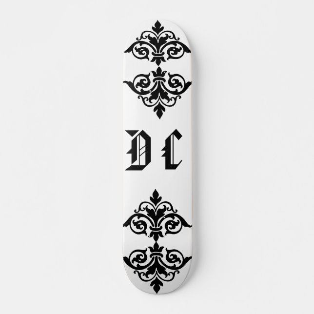 Monogrammed DC Skateboard Deck (Front)