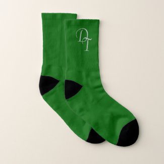 Monogrammed -  Deep Emerald Green