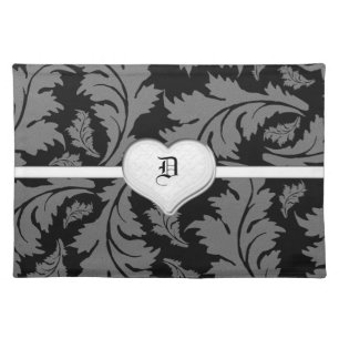 Monogrammed Designer Placemat Template