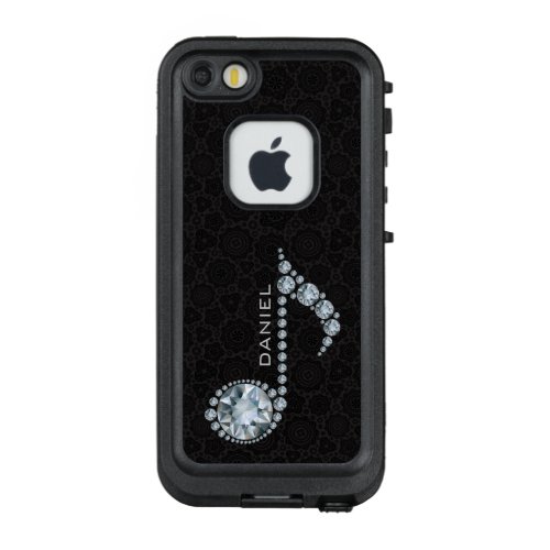 Monogrammed  Diamonds Note LifeProof FRĒ iPhone SE55s Case