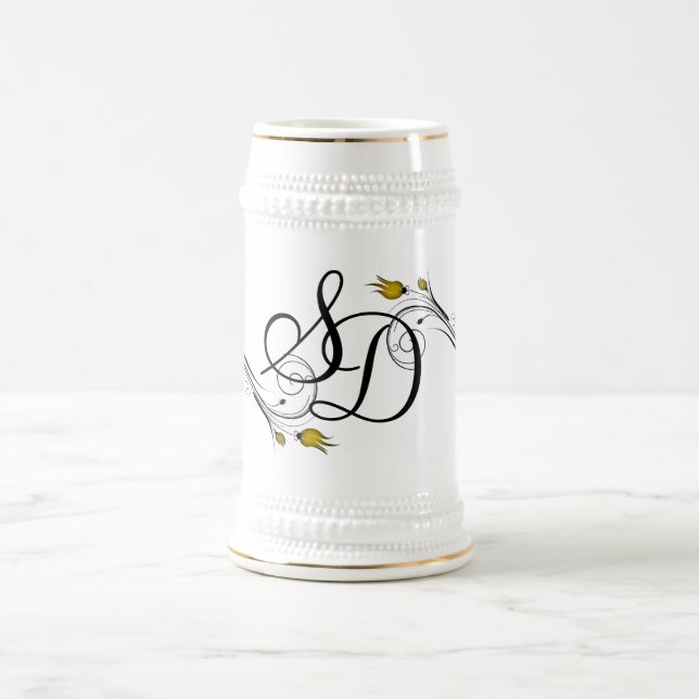 Monogrammed Drinking Stein (Center)