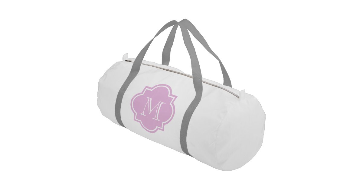 Monogrammed duffle bags for women and girls sports | Zazzle