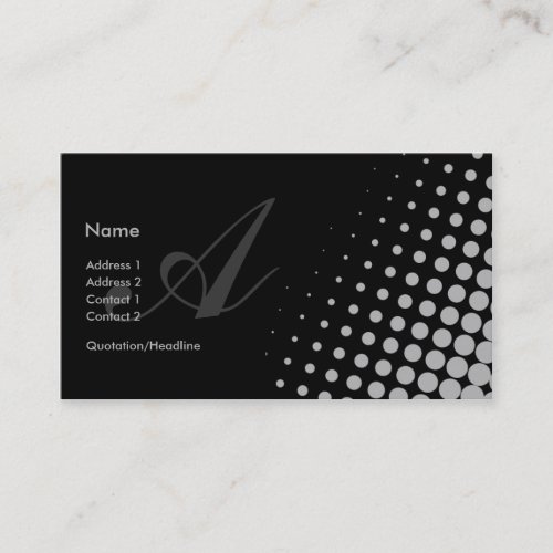 Monogrammed Elegance {TBA Winner} Business Card Templates
