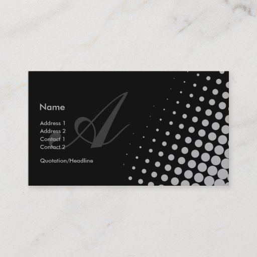 Customizable Monogrammed Elegance {TBA Winner} Business Card Templates