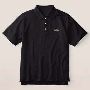 Monogrammed Embroidered Polo Shirt