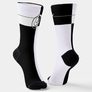 Monogrammed F Socks