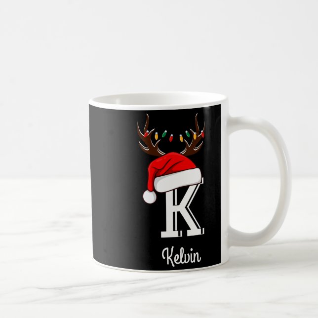 Monogrammed Family Christmas Matching Outfits _2  Coffee Mug (Right)