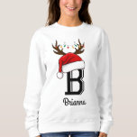 Monogrammed Family Christmas  Matching Outfits Sweatshirt<br><div class="desc">Monogrammed Family Christmas shirts Matching Outfits</div>