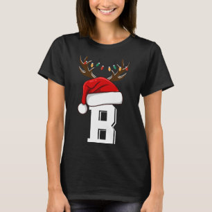 Monogrammed Family Christmas Matching Outfits T-Shirt