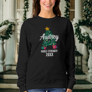 Monogrammed Family Christmas Name Initial Meaning Sweatshirt