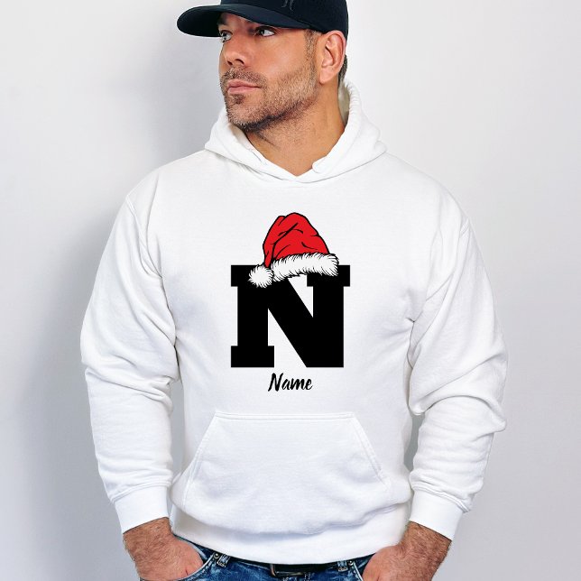 Monogrammed Family Christmas Personalize With Name Hoodie (Creator Uploaded)