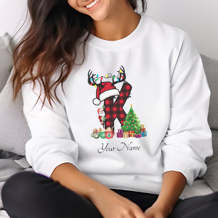 Monogrammed Family Christmas Personalize With Name T-Shirt