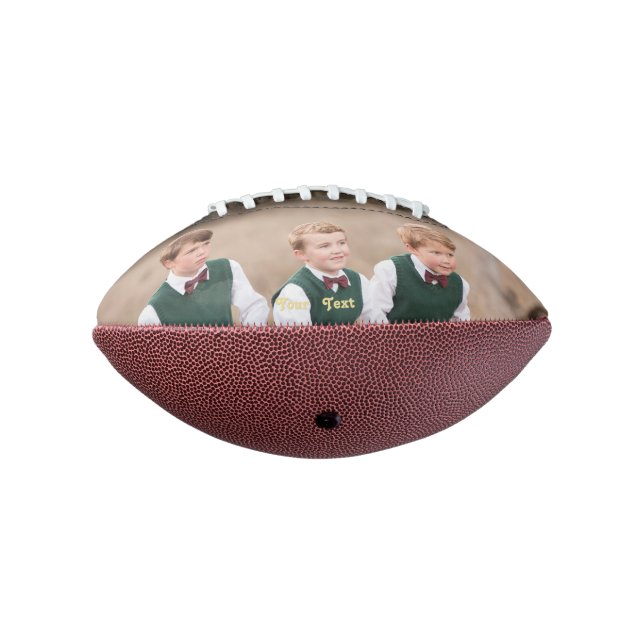 Monogrammed Fathers Day Family Photo Coach Team Football (Rotated 270)