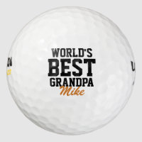 Monogrammed Father's Day Golf Balls