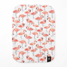 Monogrammed Flamingo Print Baby Burp Cloth Monogrammed Flamingo Print Baby Burp Cloth