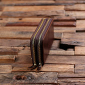 Monogrammed Genuine Leather Women's Clutch Wallet (Inside)