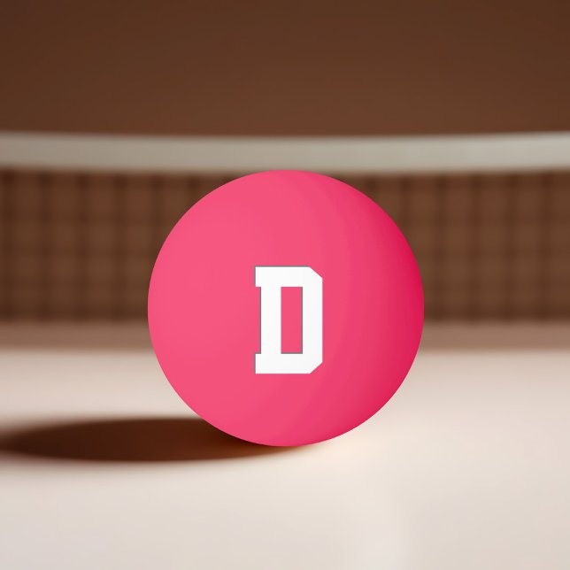 Monogrammed Glow in the Dark Ping Pong Ball (Glow in the dark option too!)
