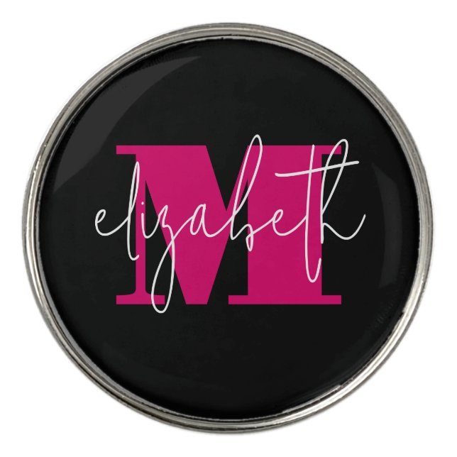Monogrammed Golf Ball Marker (Front)