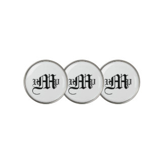 Monogrammed Golf Ball Marker Set