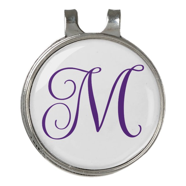 Monogrammed Golf  Hat Clip (Front)