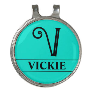 Monogrammed Golf Hat Clip Ball Marker