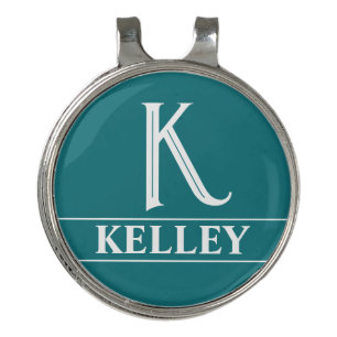 Monogrammed Golf Hat Clip Ball Marker