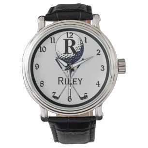 Monogrammed Golf Tee Watch