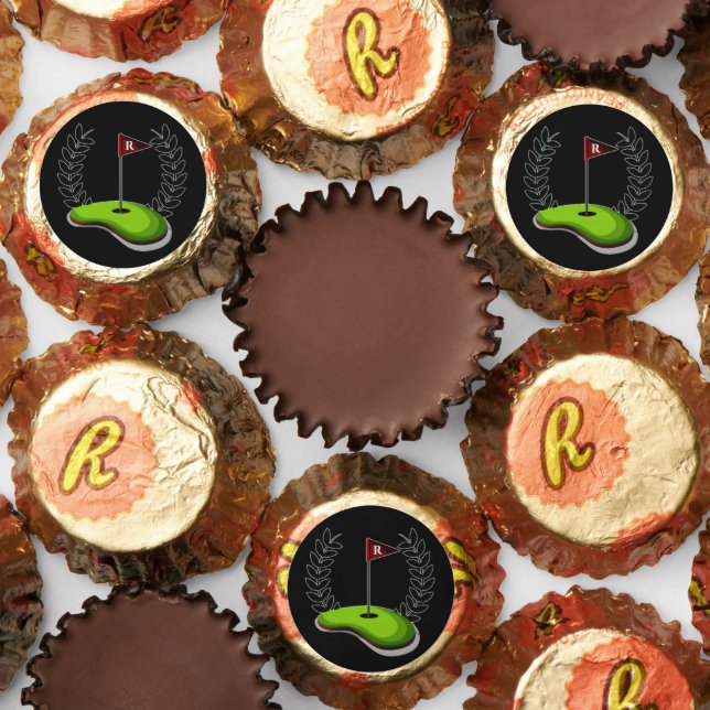 Monogrammed Golf Theme Reese's Peanut Butter Cups (Assorted)