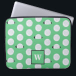 Monogrammed Golfer Hole In One Golf Balls Laptop Sleeve<br><div class="desc">Monogrammed Golfer Hole In One Golf Balls Sporty Pattern for Dad,  Grandpa,  or kids.</div>