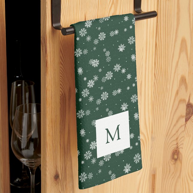 Monogrammed Green Kitchen Towels (Monogrammed Green Kitchen Towels
)
