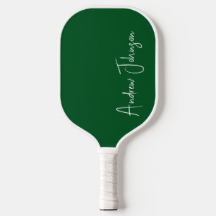 Monogrammed Green Pickleball Paddle