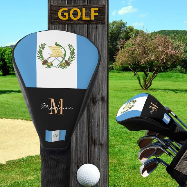 Monogrammed & Guatemalan Flag Golf Clubs Covers (Creator Uploaded)
