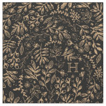 Monogrammed | Harvest Flowers Fabric