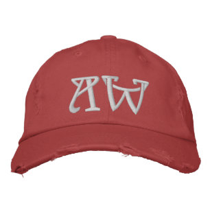 MONOGRAMMED HATS