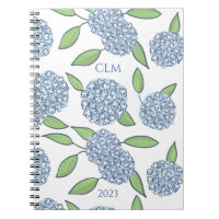 Monogrammed Hydrangea Take Note