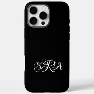 Monogrammed iPhone 16 Pro Max Case