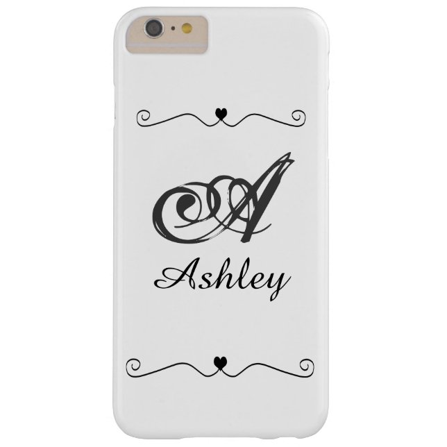 Monogrammed iPhone Cover (Back)