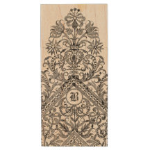 Monogrammed Italian Lace